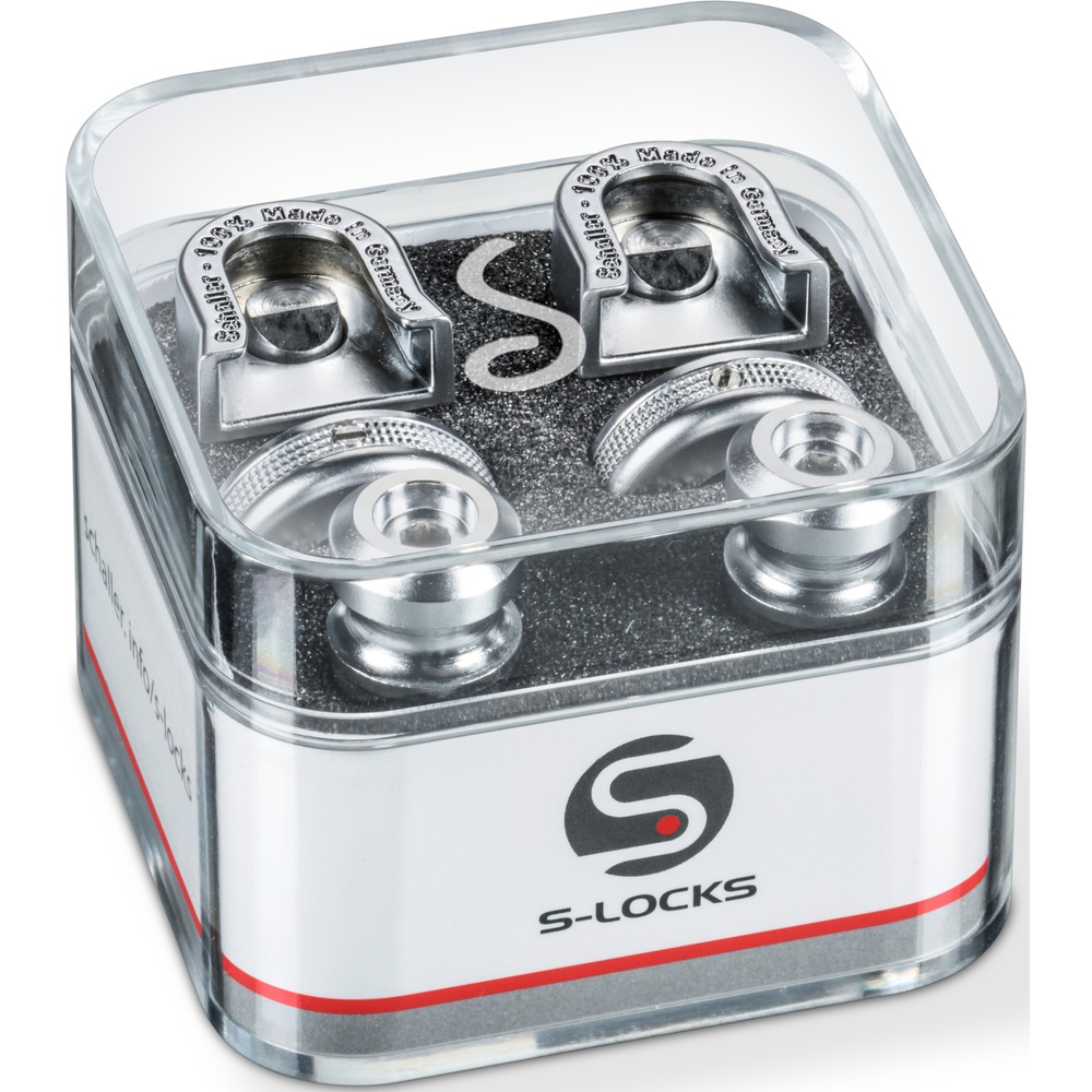 Комплект стреплоков SCHALLER 14010301 SECURITY LOCK S-LOCKS SC Satin Chrome