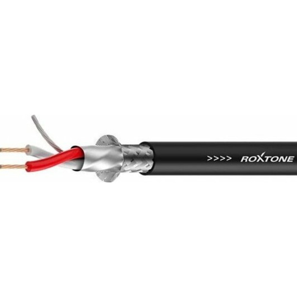 Кабель DMX в нарезку Roxtone DMX022/100 Black 100.0m