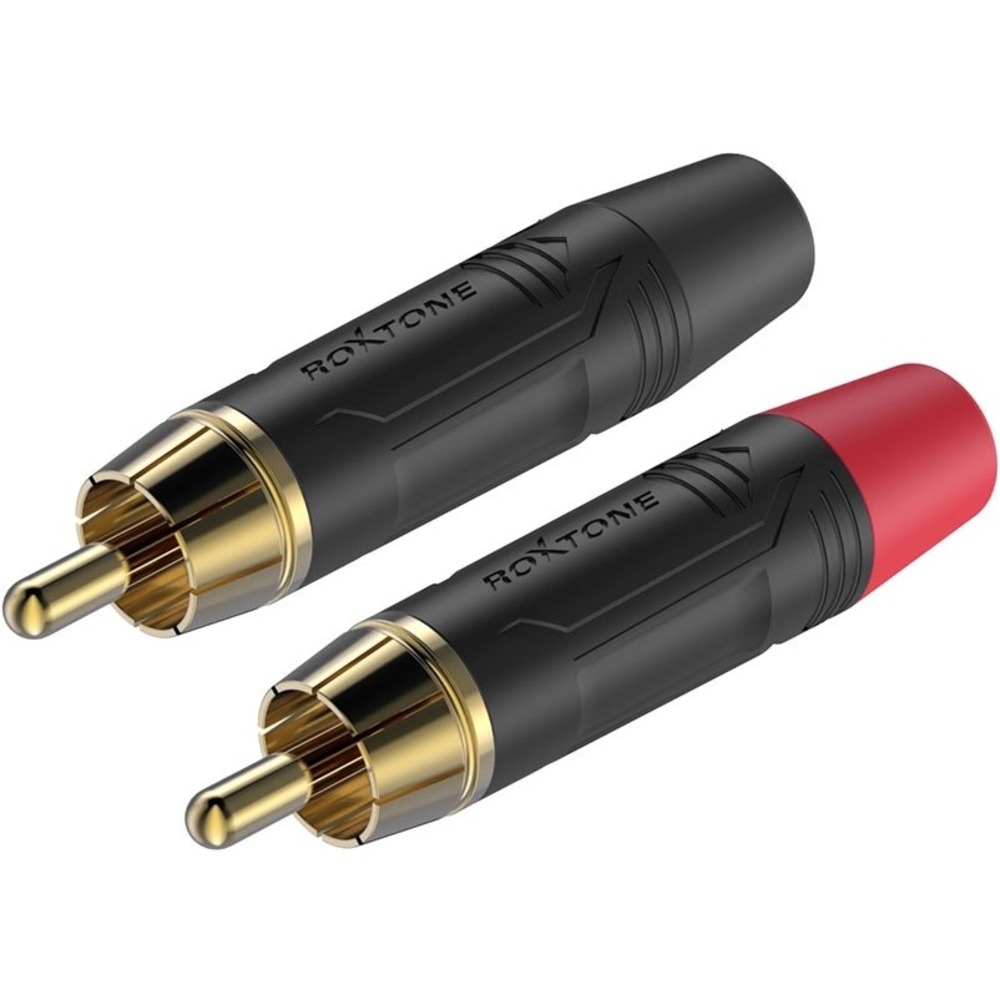 Разъем RCA (Комплект) Roxtone RF2C-BG (2шт.)