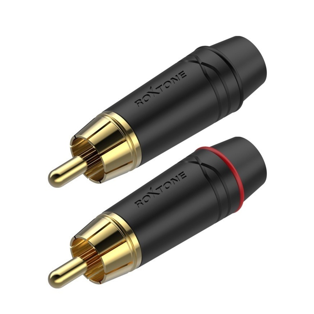 Разъем RCA (Комплект) Roxtone RF2P-BG (2шт.)