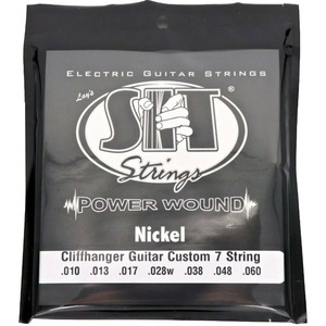 Струны для 7-ми струнной электрогитары SIT Strings S71060 Powerwound Nickel Custom Light 10-60