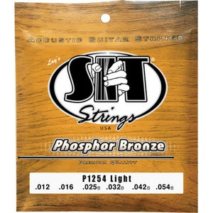 Струны для акустической гитары SIT Strings P1254 Phosphor Bronze Light 12-54