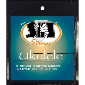 Струны для укулеле концерт SIT Strings UK110S-TI Ukulele Standard Black Soprano / Concert