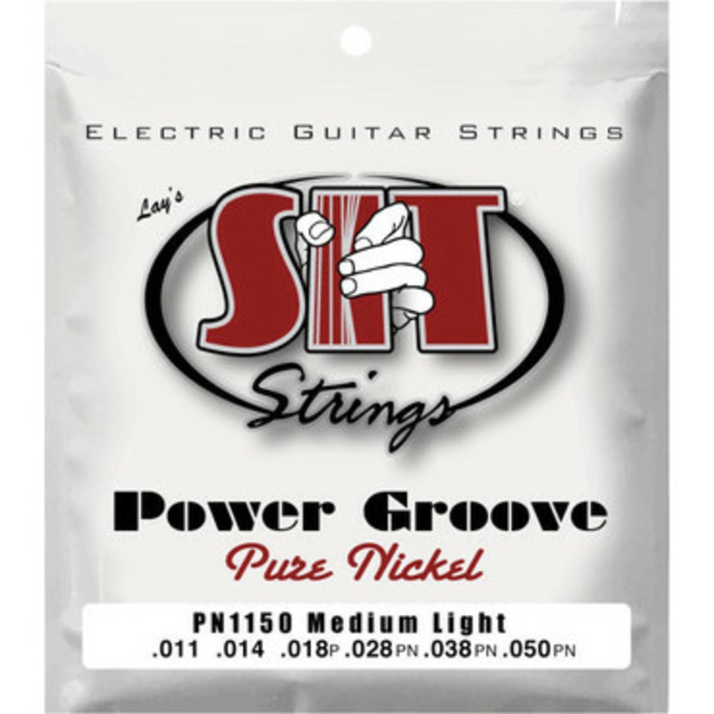 Струны для электрогитары SIT Strings PN1150 Power Groove Pure Nickel Medium Light 11-50