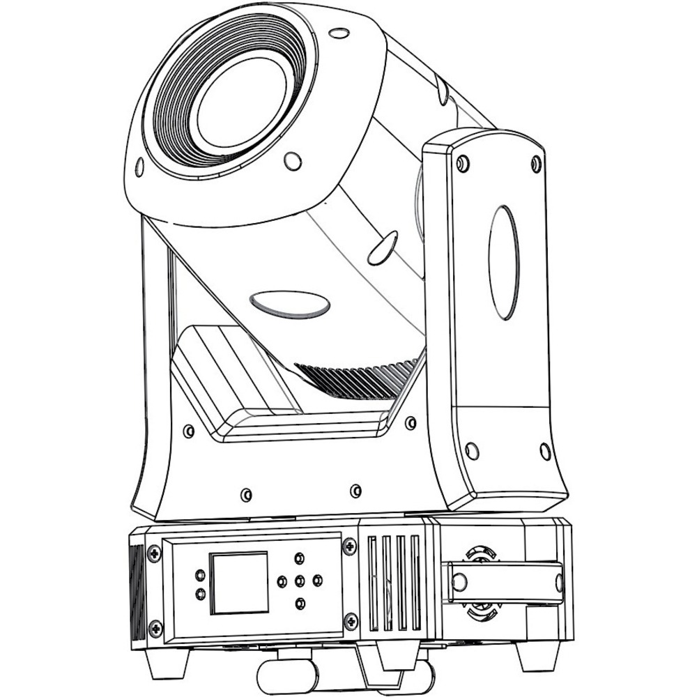 Прожектор полного движения LED PROCBET Q-SPOT 75