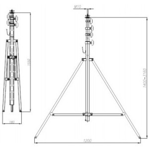 Стойка штатив для светового оборудования PROCBET Light Stand