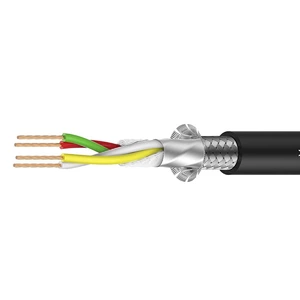 Кабель DMX в нарезку Roxtone DMX004/100 Black 100.0m