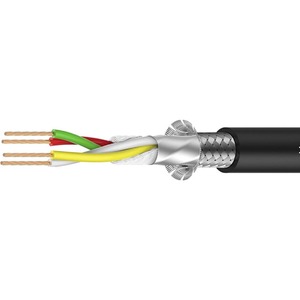 Кабель DMX в нарезку Roxtone DMX004/100 Black 100.0m