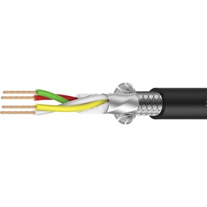 Кабель DMX в нарезку Roxtone DMX004/100 Black 100.0m