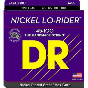 Струны для бас-гитары DR String NMLH-45 NICKEL LO-RIDER