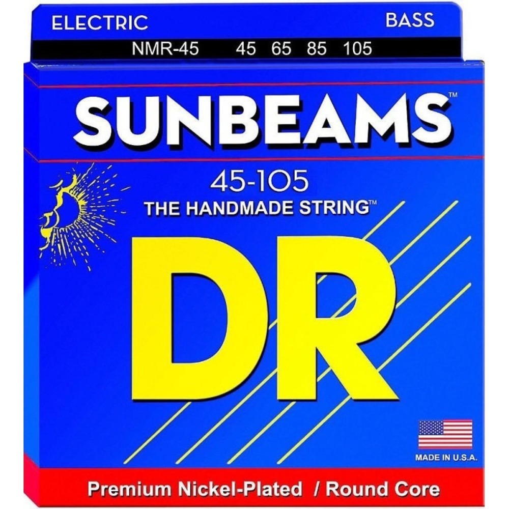 Струны для бас-гитары DR String NMR-45 SUNBEAM