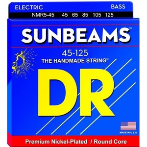 Струны для бас-гитары DR String NMR5-45 SUNBEAM