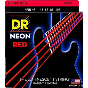 Струны для бас-гитары DR String NRB-45 HI-DEF NEON