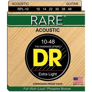 Струны для акустической гитары DR String RPL-10 Extra Light 10 - 48