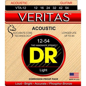 Струны для акустической гитары DR String VTA-12 VERITAS
