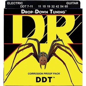 Струны для 7-ми струнной электрогитары DR String DDT7-11 - DDT