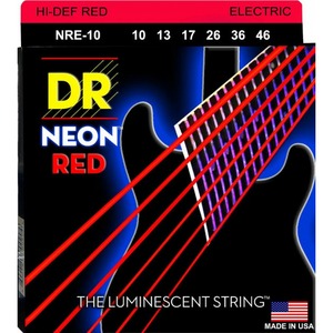 Струны для электрогитары DR String NRE-10 HI-DEF NEON