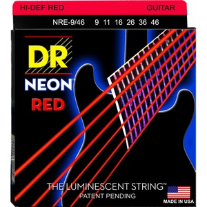 Струны для электрогитары DR String NRE-9/46 HI-DEF NEON