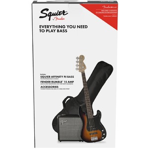 Комплект бас гитарный Fender Squier Affinity Series Precision Bass PJ Pack Laurel Fingerboard Brown Sunburst