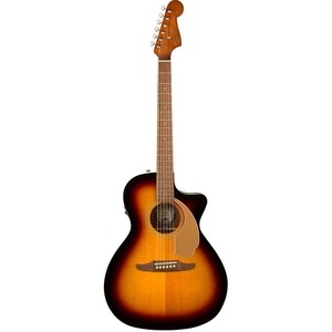 Электроакустическая гитара Fender NEWPORTER PLAYER SUNBURST WN