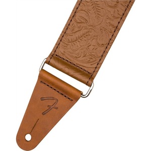 Ремень для гитары Fender Tooled Leather Guitar Strap 2 Brown