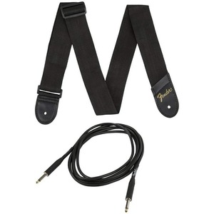 Гитарный комплект Fender Squier Affinity Series Precision Bass PJ Pack Laurel Fingerboard Black Gig Bag Rumble 15