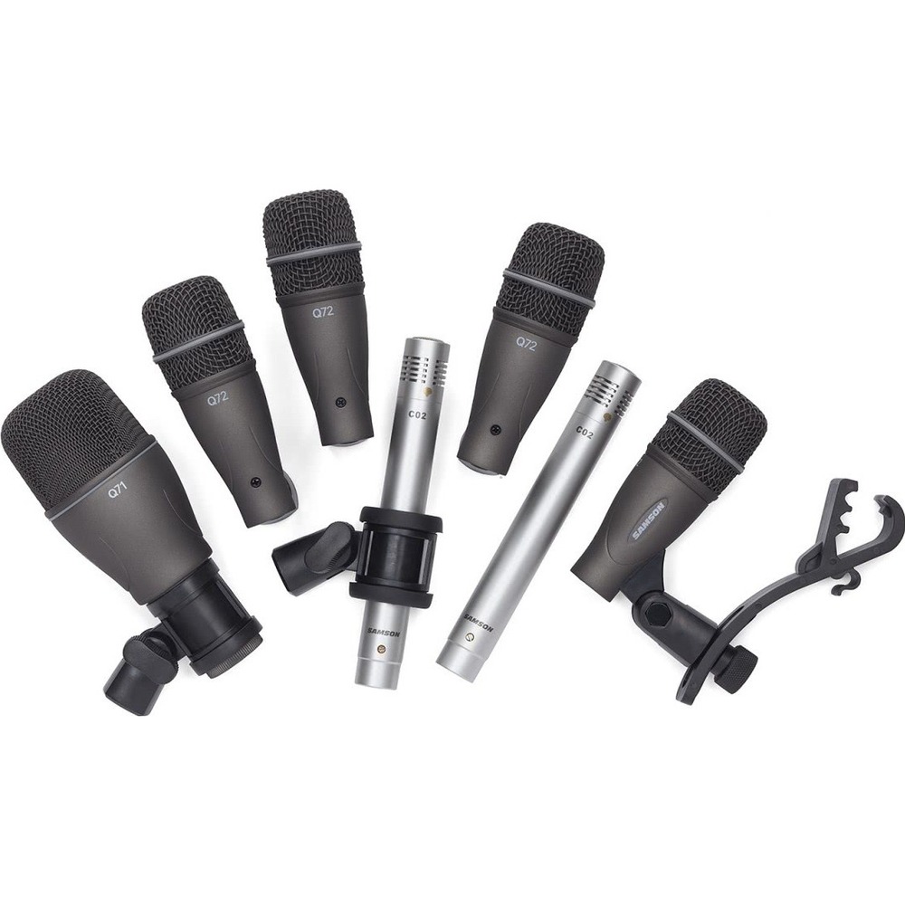 Микрофон инструментальный для барабана Samson DK707 - 1 Q71/ 4 Q72/ 2 C02 Pencil Condenser Mics