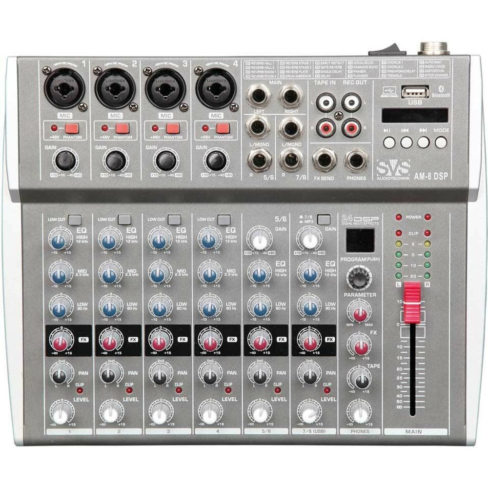 Аналоговый микшер SVS Audiotechnik AM-8 DSP