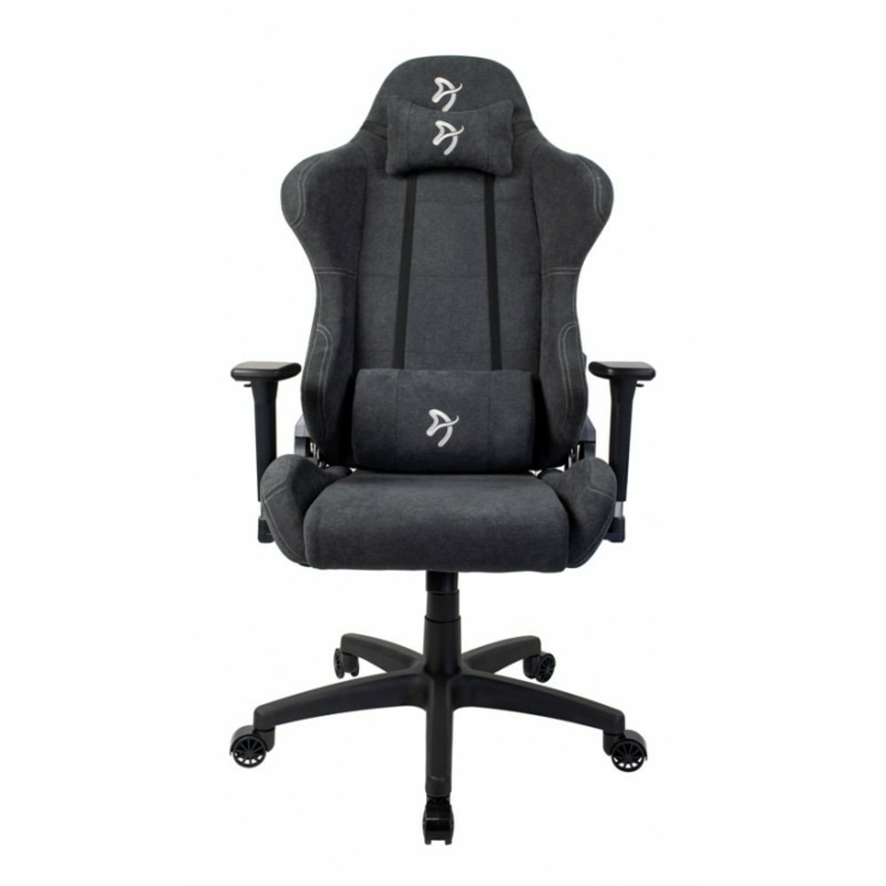 Кресло игровое Arozzi Torretta Soft Fabric Dark Grey + Рюкзак для ноутбука 15,6 дюйма SEASONS антивандальный