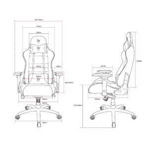 Кресло игровое Arozzi Verona Signature Black PU Gold Logo