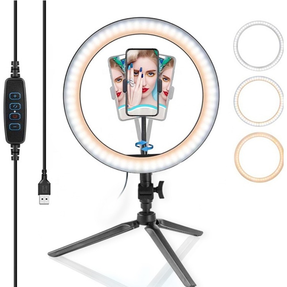 Кольцевая селфи-лампа Dekko F-260-1