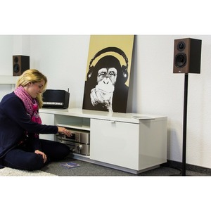 Полочная акустика ASW Opus M 14 Walnut Tree /Eggshell Black