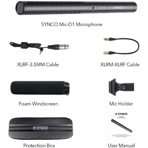 Репортерский микрофон пушка Synco Mic-D1