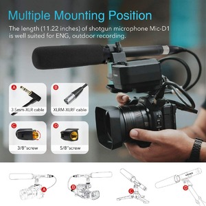 Репортерский микрофон пушка Synco Mic-D1