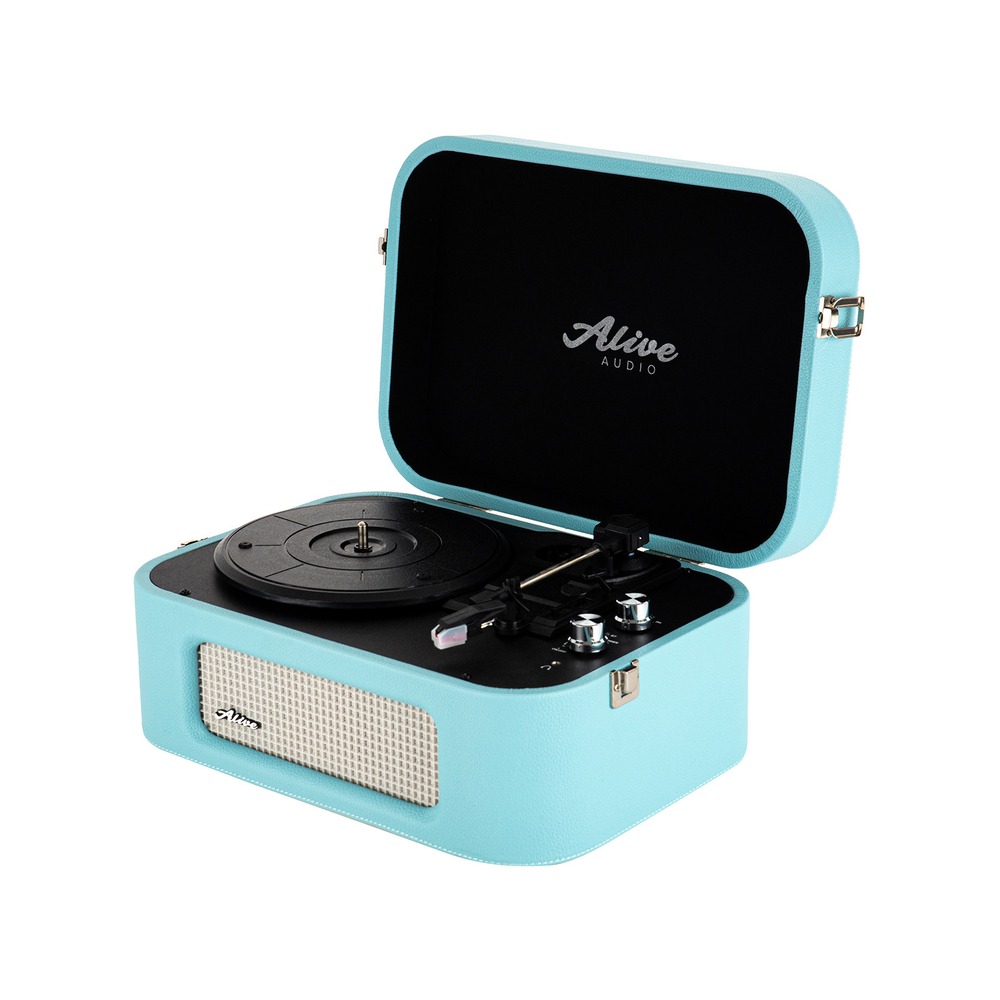 Проигрыватель винила Alive Audio STORIES Turquoise c Bluetooth
