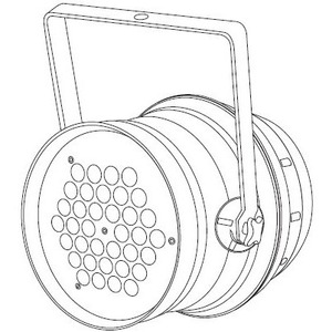 Прожектор PAR LED PR Lighting JNR-8018G
