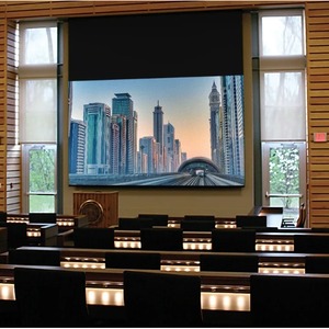 Экран для дома, настенно потолочный с электроприводом Draper Targa XL HDTV (9:16) 559/220 269*478 XT1000E (MW)