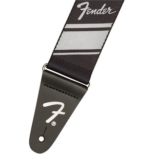 Ремень для гитары Fender 2 COMPETITION STRIPE STRAP SILVER