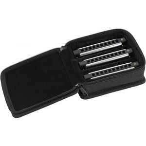 Губная гармошка Fender Blues Deluxe Harmonica Pack of 3 with Case