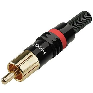 Разъем RCA (Папа) HIC-ON HI-CM03-RED