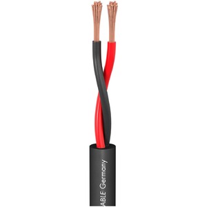 Кабель акустический с катушки двухжильный Sommer Cable 425-0051P Meridian Mobile SP225 PUR Black