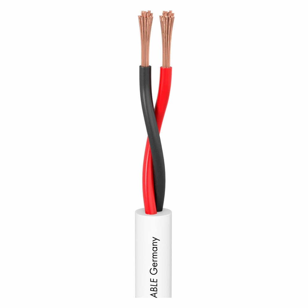 Кабель акустический с катушки двухжильный Sommer Cable 425-0050 Meridian Mobile SP225 White