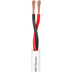 Кабель акустический с катушки двухжильный Sommer Cable 425-0050 Meridian Mobile SP225 White