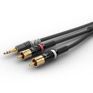 Кабель аудио 1xMini Jack - 2xRCA Sommer Cable HBP-3SC2-0030 0.3m