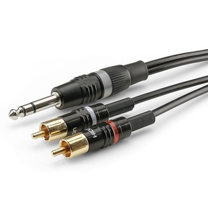 Кабель аудио 1xJack - 2xRCA Sommer Cable HBP-6SC2-0090 0.9m