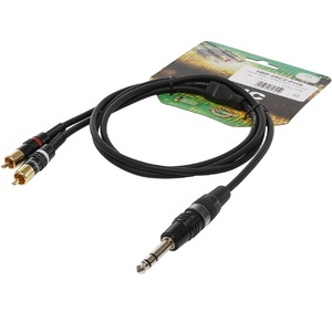 Кабель аудио 1xJack - 2xRCA Sommer Cable HBP-6SC2-0090 0.9m