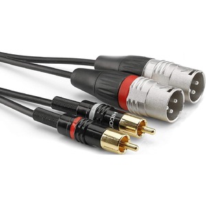 Кабель аудио 2xRCA - 2xXLR Sommer Cable HBP-M2C2-0090 0.9m