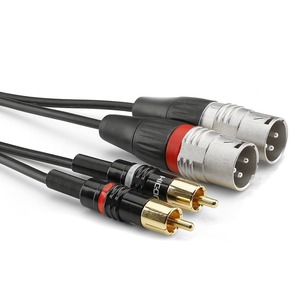 Кабель аудио 2xRCA - 2xXLR Sommer Cable HBP-M2C2-0150 1.5m