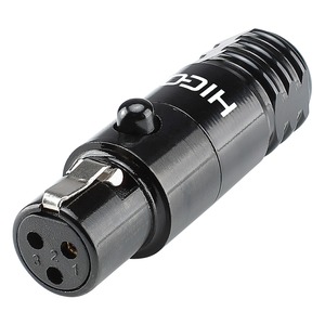 Разъем mini XLR (Mама) HIC-ON HI-XMCF3-B