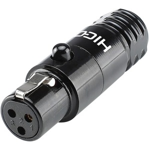 Разъем mini XLR (Mама) HIC-ON HI-XMCF3-B